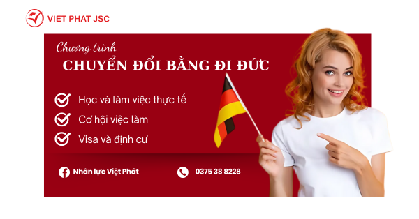 Chuyển đổi bằng đi Đức