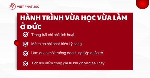 HÀNH TRÌNH VỪA HỌC VỪA LÀM Ở ĐỨC