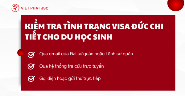 KIỂM TRA TÌNH TRẠNG VISA ĐỨC