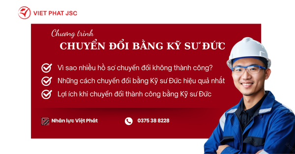 chuyển đổi bằng Kỹ sư Đức