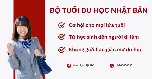 Độ tuổi du học Nhật Bản
