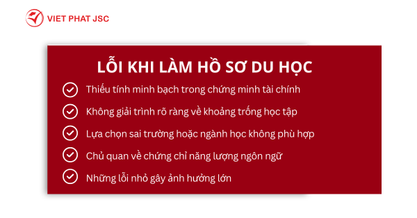 HỒ SƠ DU HỌC
