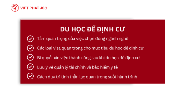 DU HỌC ĐỂ ĐỊNH CƯ