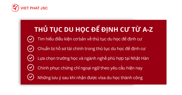 THỦ TỤC DU HỌC