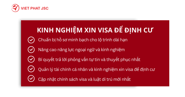 KINH NGHIỆM XIN VISA
