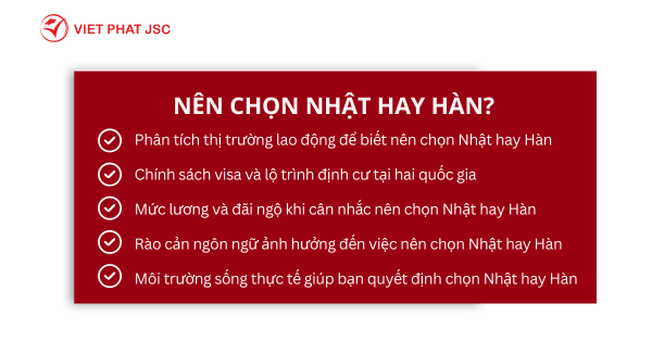 NÊN CHỌN NHẬT HAY HÀN